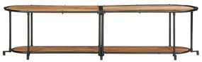 tömör akácfa TV-szekrény 160 x 42 x 40 cm