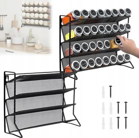 2X Fűszertartó Fiók Állvány Befőttes Üveg Betét