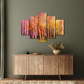Egy kép egy színes erdőről (150x105 cm)