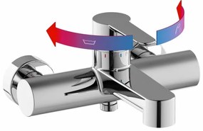 Ravak X070115 - PURI kád csaptelep, fényes króm