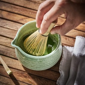 Matcha készítő 4 darabos szett zöld