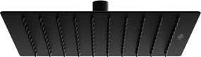 Mexen Slim rozsdamentes acél zuhanyfej 25 x 25 cm, fekete, 79125-70