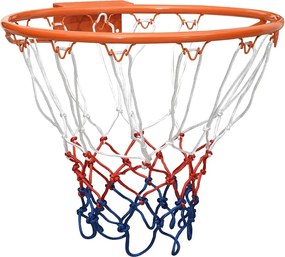 vidaXL narancssárga acél kosárlabda gyűrű 39 cm