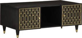 vidaXL tömör mangófa dohányzóasztal 100 x 54 x 40 cm