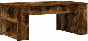 vidaXL füstös tölgy színű szerelt fa dohányzóasztal 102 x 55 x 42 cm