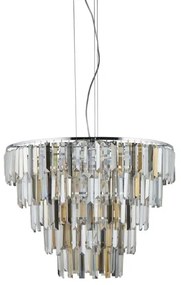 Searchlight 1229-9CC - Csillár zsinóron CLARISSA 9xE14/40W/230V