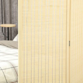 HOMCOM Belső Fa 3-paneles Szobakibővítő 135 x 180 cm Összecsukható Elválasztó Különböző Használatra | Aosom
