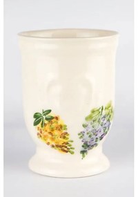 Kerámia szappantartó fogmosó pohár - PurPur Akácvirág