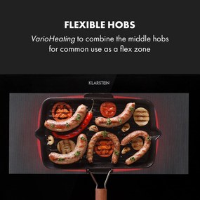 Klarstein Delicatessa 90 Slim, beépített főzőlap, 7000 W, 4 zóna, önálló