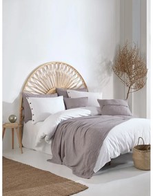 Fehér kétszemélyes-hosszabbított renforcé pamut ágyneműhuzat 240x220 cm Como Striped – Mila Home Luxury