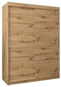 Ruhásszekrény 150 cm Toki (artisan tölgy + artisan tölgy). 1064827