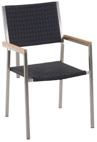 Kerti készlet Cleopatra (fekete rattan). 1078482
