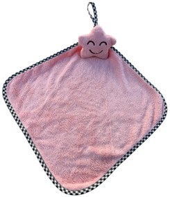 Mikroplüss törölköző Star Méret: Lila 30x30 cm