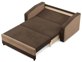 Hewlet kanapé, szövet anyag, barna