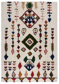 Krémszínű kézi szövésű gyapjú szőnyeg 160x230 cm Moroccan Fes – Flair Rugs