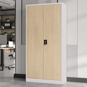 Irodai iratszekrény szürke / sonoma tölgy: Eco Design JAN 900 x 1850 x 400 mm