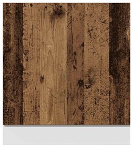 antik fa színű szerelt fa mosogatógép-panel 60 x 1,5 x 67 cm