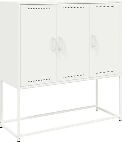 vidaXL fehér acél magasszekrény 100,5 x 39 x 107 cm