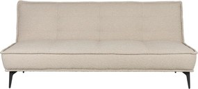 Bézs buklé kinyitható kanapé 184 cm Cielke – White Label