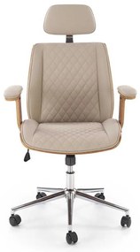 Gettysburg irodai szék, bézs / dió