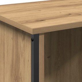 TV állvány Tölgyfa MDF, Fém 102 x 35 x 45 cm TV állvány