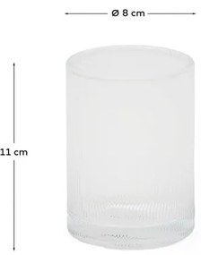 Üveg fogkefetartó pohár Arlem – Kave Home
