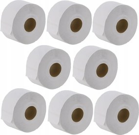 Jumbo ToalettpapĂr FehĂ©r 80m adagolĂłhoz 640m 8 tekercses csomag