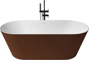 Leman kád_80x180_Cobre Metallic/Blanco Brillo