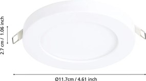 Eglo FUEVA FLEX 900932 Beépíthető spotlámpa 1x5,5W/LED 3000K 650lm IP20