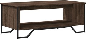 vidaXL barna tölgyszínű szerelt fa dohányzóasztal 100 x 51 x 40 cm