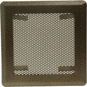 Kandalló Szellőzőrács 16x16 cm Arany