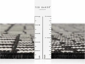 Fekete-krémszínű kültéri-beltéri szőnyeg 160x230 cm Haringey Barkham – Ted Baker