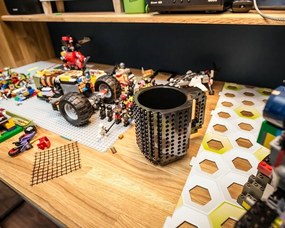 LEGO Bögre fekete 350 ml