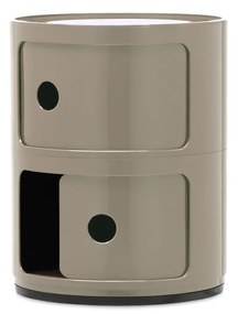 Kartell Componibili 4966 tárolóasztal, 2 tároló rész, több színben Szín: šedá
