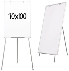 ProCart Mágneses flipchart tábla 70 x 100 cm, állítható magasság max 170 cm, filctoll tartóval