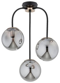 Felületre szerelhető csillár  GAMMA 3xE14/10W/230V fekete