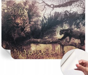 Öntapadós fotótapéta Nappaliba és Hálószobába Erdei motívum 208x146 cm