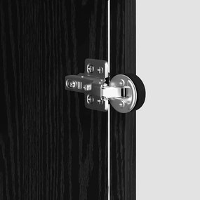 Széf Musta tammi 35 x 37 x 76 cm Faanyag