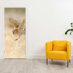 Fotótapéta ajtóra - Flamingó (95x205cm)