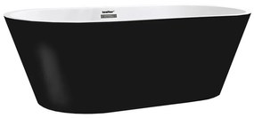 Noa szabadon álló fürdőkád 170x75x56 cm fekete