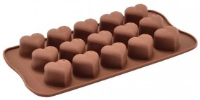 Szilikon-forma csokoládé bonbonokhoz, szív 51349