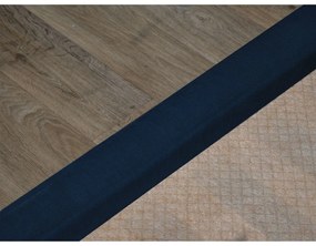 Sötétkék kárpitozott franciaágy tárolóhellyel ágyráccsal 160x200 cm Jade – Bobochic Paris