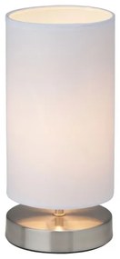 Brilliant - CLARIE asztali lámpa 1xE14/40W/230V matt króm/fehér