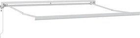 vidaXL Napernyő keret Fehér 350 x 250 cm Alumínium
