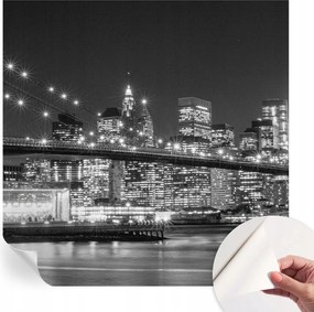 Fotótapéta Fali tapéta Hálószobába és Nappaliba Éjszakai panoráma 250x250 cm