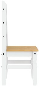 Corona 2 db fehér tömör fenyőfa étkezőszék 42 x 47 x 107 cm