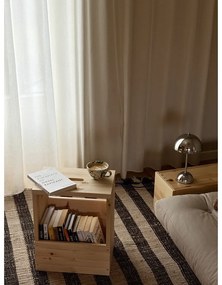 Natúr színű borovi fenyő éjjeliszekrény Grab It – Karup Design