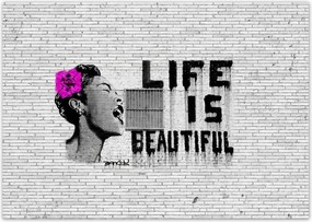 Poszterek A0 Szint Banksy Life is beautiful