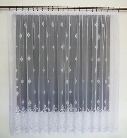 Mg Függöny 3/20 Fehér 380x150cm Kész Szalaggal K