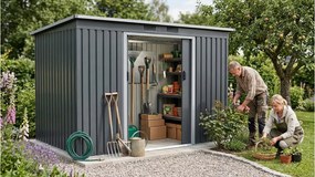 bádog kerti ház LANITPLAST HALLE 94 ANTRACIT LG4024